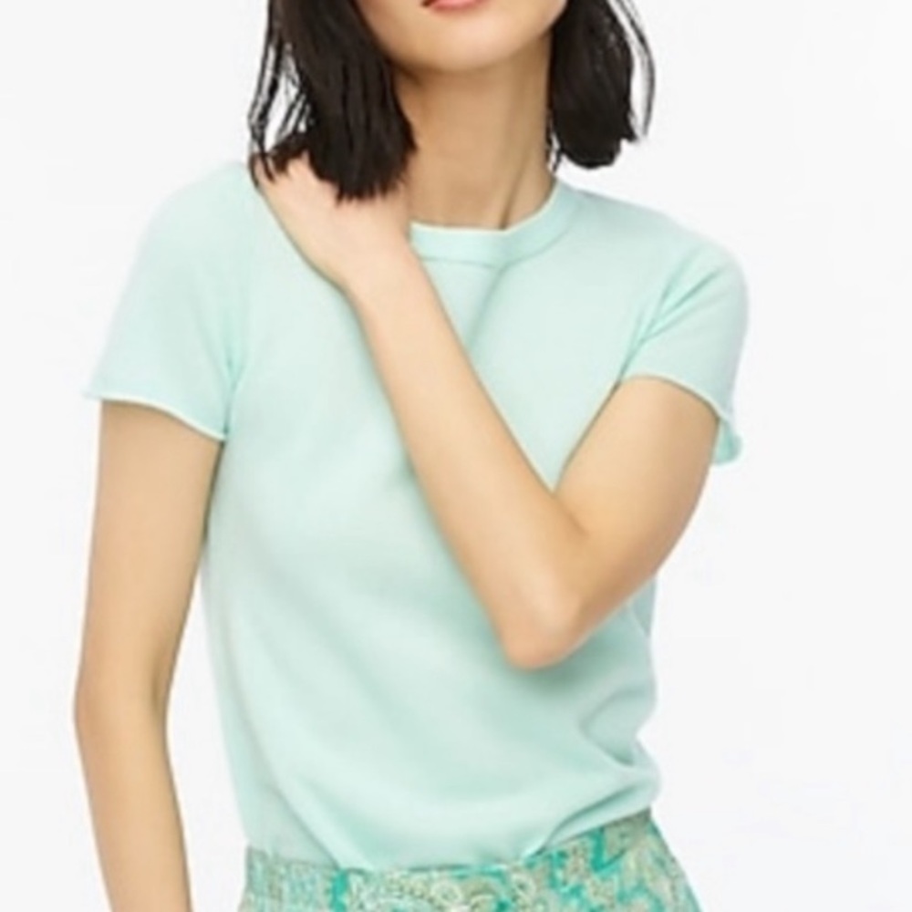 J crew short sleeve cashmere t shirt